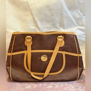 ETRO Milano Paisley Shoulder Bag RARE EUC